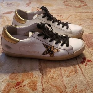 40 Golden Goose Superstar Lowtop Leopard